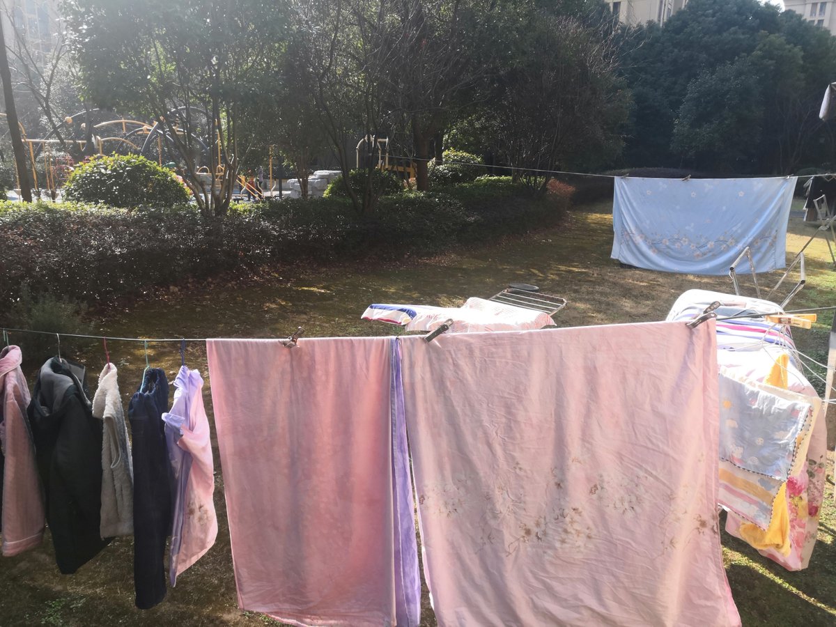 Lauren184314's tweet photo. Just found a sun-warmed cool towel in the laundry basket—perfect for wiping down the balcony rail after sweeping. Small wins make the day! https://t.co/bA4NuLyqnm