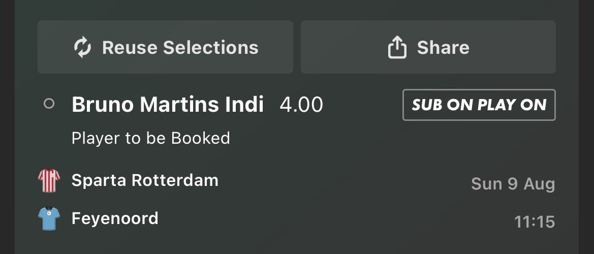 DavesCardTips's tweet photo. 🇳🇱 Sparta Rotterdam v Feyenoord 

-1U single, 0.5U double, 0.25U treble- https://t.co/5KdtN58Omo
