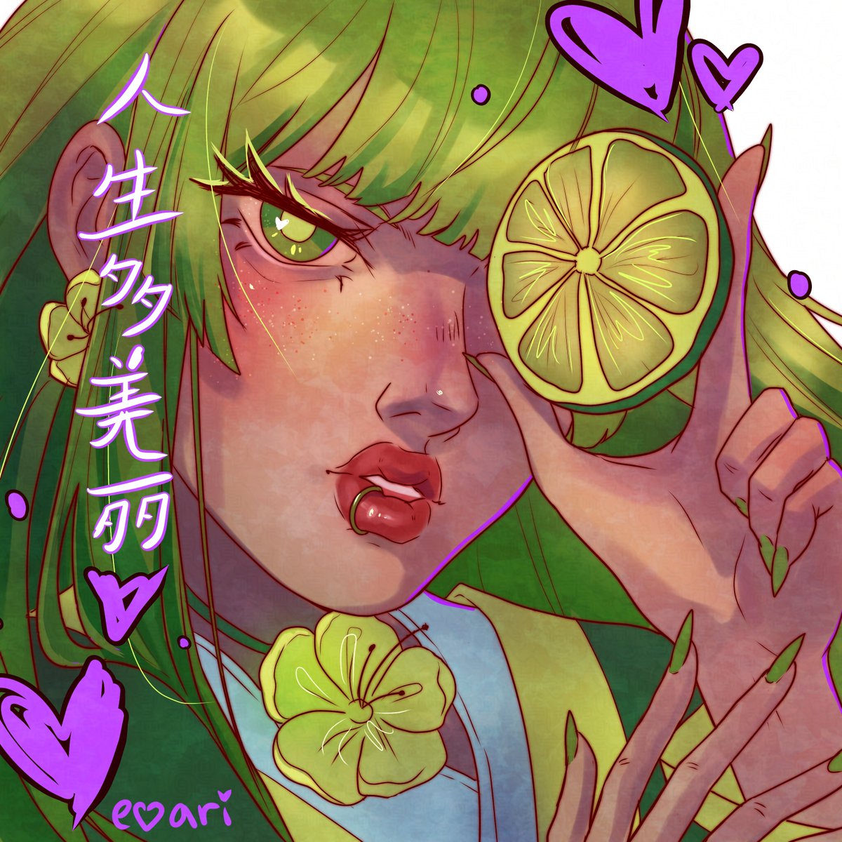 evari4ri's tweet photo. 💚💚💚
#portrait #art #artwork #artist #illustration https://t.co/Xf76ePDsZK