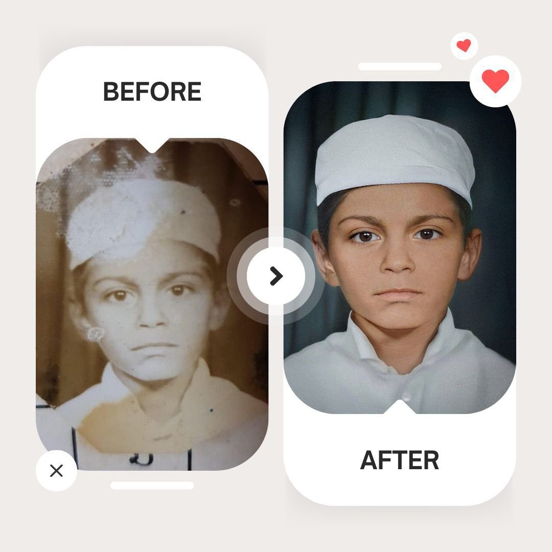 Alhanoof_cv's tweet photo. @Rabanalsafena رجّع ذكرياتك كأنها توّها مصوّرة ✨
نرمّم ونلوّن الصور القديمة بدقّة عالية وجودة احترافية و خلفيات مختلفة و اسعار مناسبة ⭐
بدون استخدام الذكاء الصناعي 
📩 للتواصل والطلب كلّمنا خاص https://t.co/7oWNFXv6if