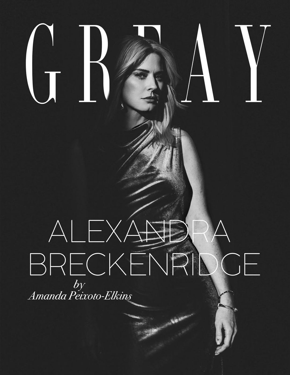 alexandrabre820's tweet photo. ALEXANDRA BRECKENRIDGE Sat Down with Greay Magazine to discuss Craft ,Courage and the characters that changed everything (click on bio to read article)
Photographer/Creative Director: Amanda Peixoto-Elkins
Story Kya Greene
Wardrobe Styling: Rocio Ve... https://t.co/AAzHYmQlYo