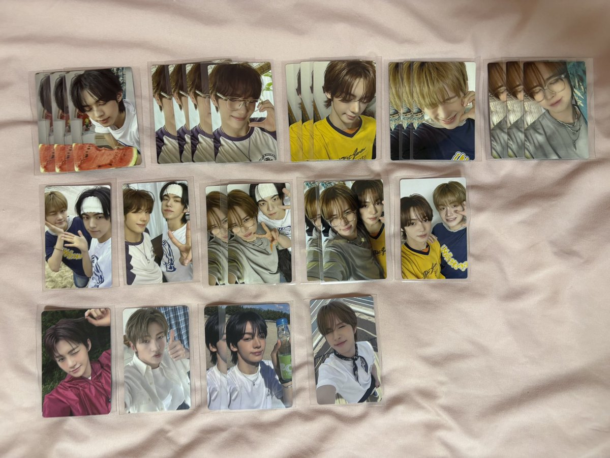 __skttc's tweet photo. TWS SODASODA トレカ 交換 取引

【譲】画像①（ドフン、ヨンジェ、ハンジン、ジフン、ギョンミン）

【求】画像②③（❌付いていないシニュ）

9/12･13ツアー手渡しor郵送希望 https://t.co/8xF28VWhyk