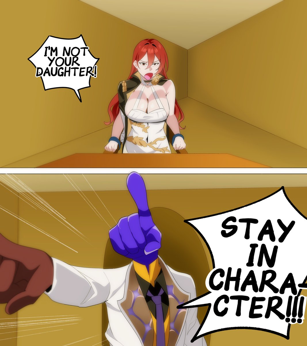 adityart13's tweet photo. Himeko and Asat Pramat in the Backrooms #honkaistarrail #backrooms https://t.co/qQzizO0IVO