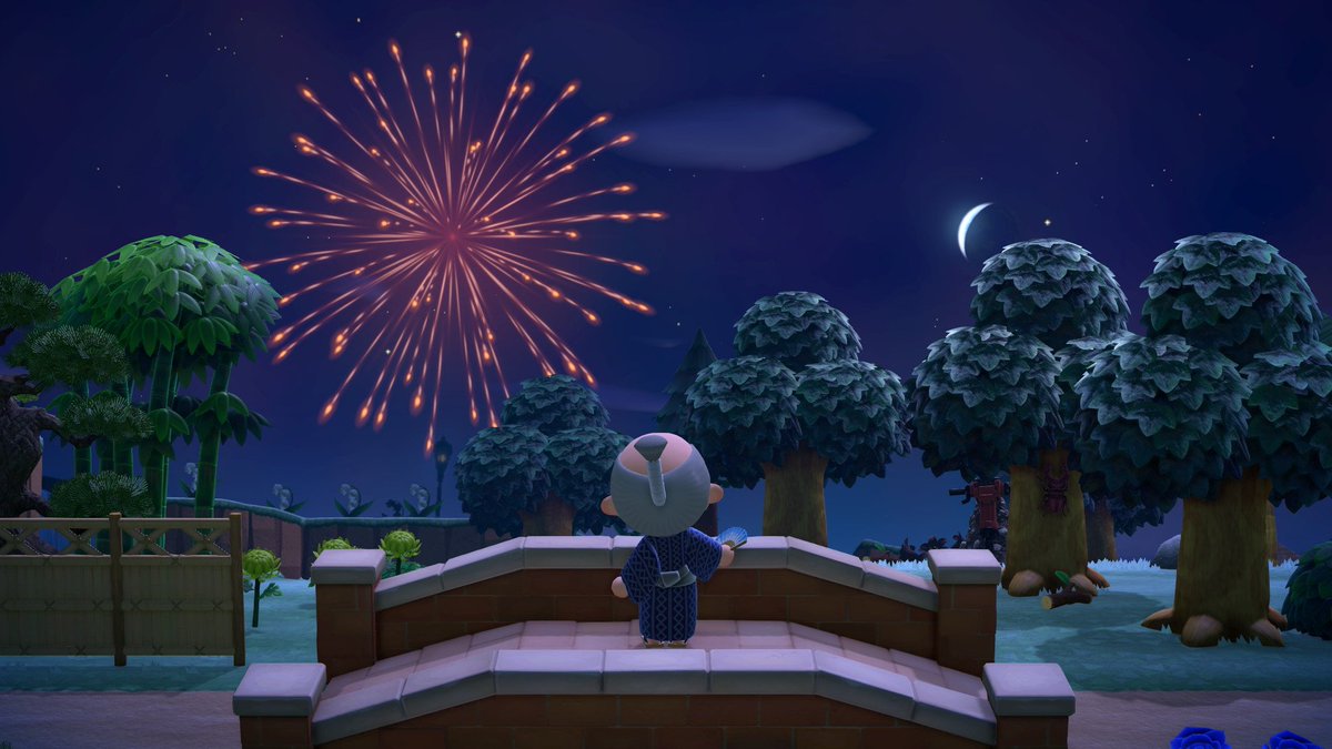 ARMONGCF's tweet photo. 花火大会2026:P🎇✨
#あつ森 #ACNH https://t.co/fKH35eMJsw