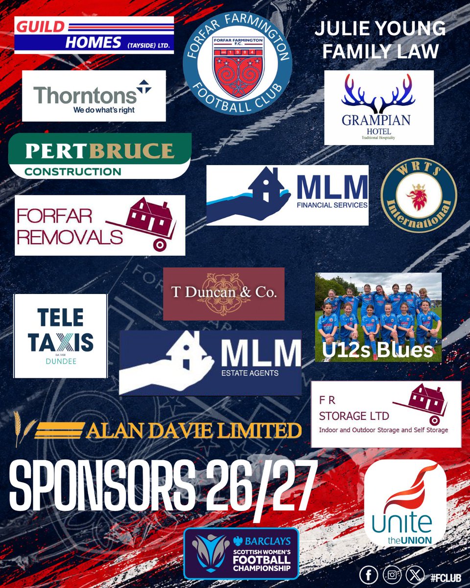 Farmington_FC's tweet photo. @SWFChampionship
Thanks to all our player and matchday sponsors for the season so far.. 

Support the team this season by registering your interest:
https://t.co/69iqBPSxyU

#fclub @forfar_cft #SheCanSheWill #BeTheDifference @BarclaysUK https://t.co/JRPc1vN04i