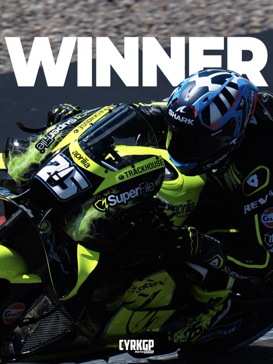 CyrkGP's tweet photo. 🏁 RAUL FERNANDEZ WYGRYWA GRAND PRIX WIELKIEJ BRYTANII! 🇬🇧🏆
🥈 Jorge Martin
🥉 Marco Bezzecchi
#MotoGPPL #PolsatMotoGP #F1PL https://t.co/m0wUVcGsrK