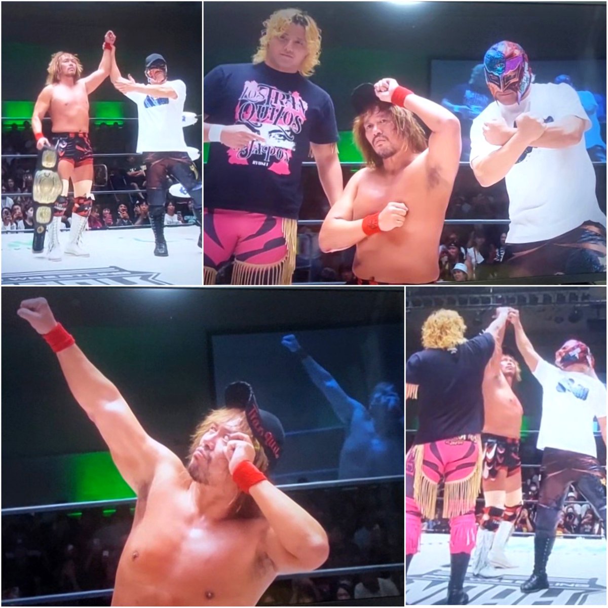 MieButterfly's tweet photo. 内藤哲也選手
GHCヘビー級新王者
おめでとうございます🙌🎊

ヒロムちゃんも
前GHCジュニア王者だったし
ほんと師弟が素敵すぎる😌

#内藤哲也　選手
#LOSTRANQUILOSdeJAPON
#noah_ghc https://t.co/SnitXp054Q