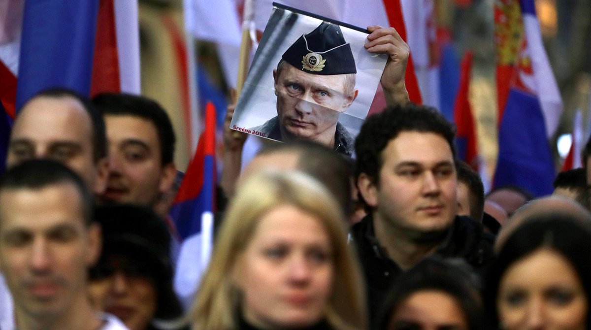 jojogyari's tweet photo. #Russia #Putin #ДоброеУтро #Zakharova #Mosca #StandWithPutin🇷🇺 #StandWhitRussia #СлаваРоссии #СВО #Россия #9августа 🇷🇸🇷🇺
Сербы любят Путина и Россию.
Предатели сопровождают себя украинскими и европейскими червями. #VucicTraitor #Serbia #ZelenskyWarCriminal #UkraineTerrorstState https://t.co/QrnojG8s4E