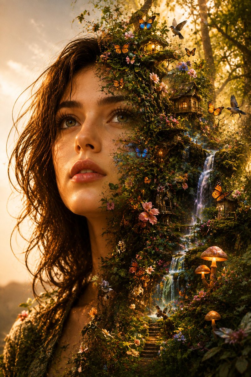 Botanical Mind Fantasy Portrait