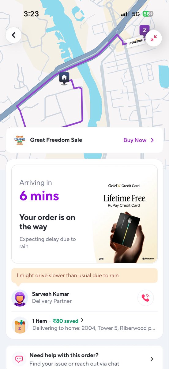 jan_neta_ronny's tweet photo. @ZeptoNow @ZeptoNow delivery time scam is crazy. I ordered at 2:24 pm. It showed arriving in 12mins. Everytime I open the app it shows arriving in 10-12 mins. Now it's 3:24 pm
almost one hour and it's showing that it's out for delivery now. https://t.co/db3U3Ywtdg