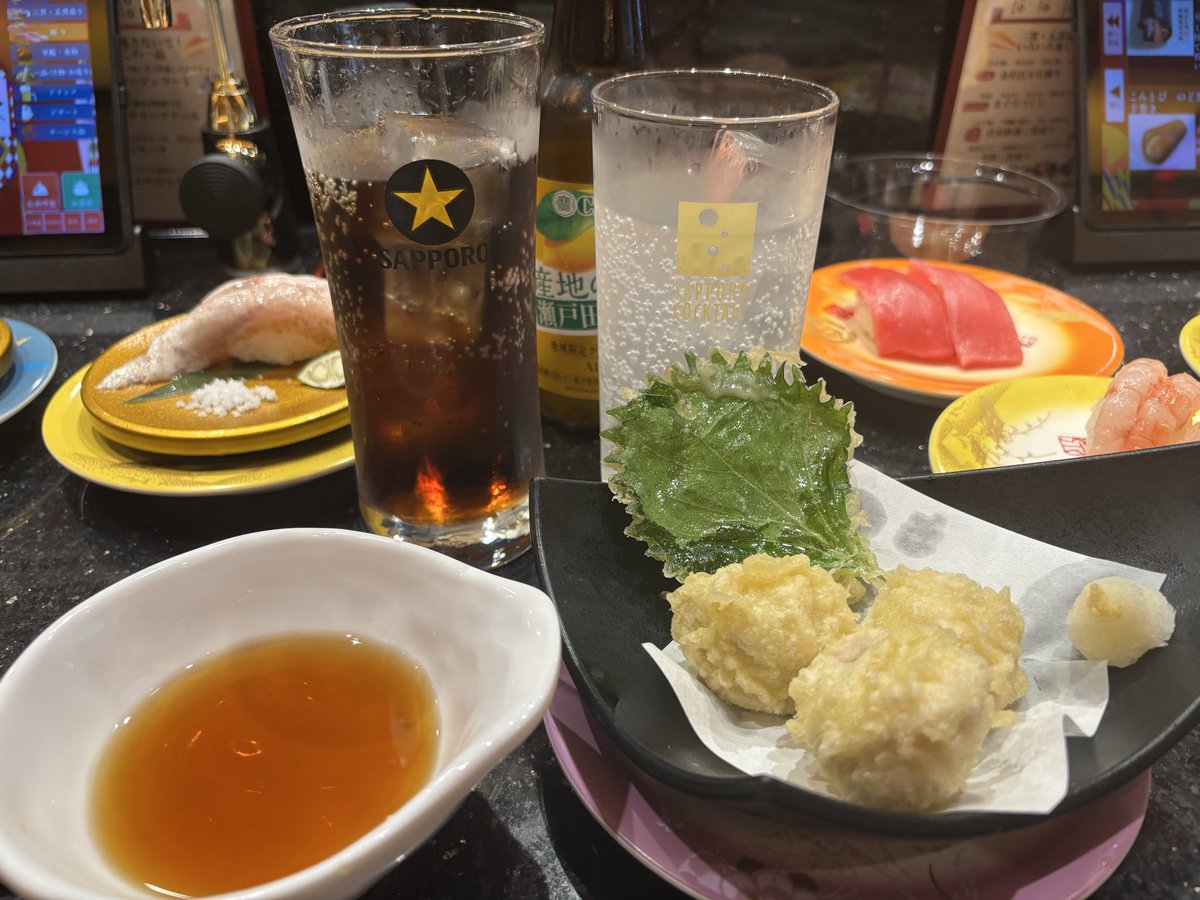 pppno09's tweet photo. たくさん食べてお腹いっぱい🍣 https://t.co/7mAH0cE7YN