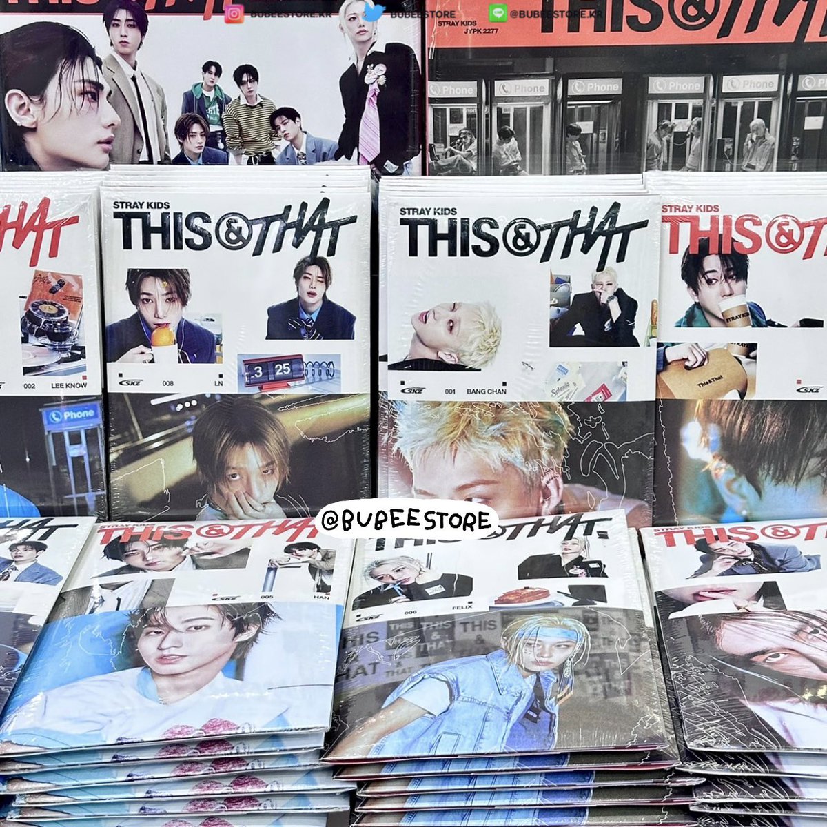 bubeestore's tweet photo. Stray Kids - 10th Mini Album 
[THIS &amp; THAT] 

พร้อมส่ง สินค้าวางหน้าร้านแล้วค่า 🫧
📍BTS สยาม

Fans Album ver. 390.-
&amp; ver. 470.-
THIS / THAT ver. 670.-

ฮยอนจิน เฟลิกซ์ ชางบิน ไอเอ็น 
ลีโนว บังชาน ฮัน ซึงมิน  

🛵 Shopee มีส่งด่วน
🛒 https://t.co/XZH5ttNv6J

#ตลาดนัดstraykids https://t.co/6PvhbiMn6G