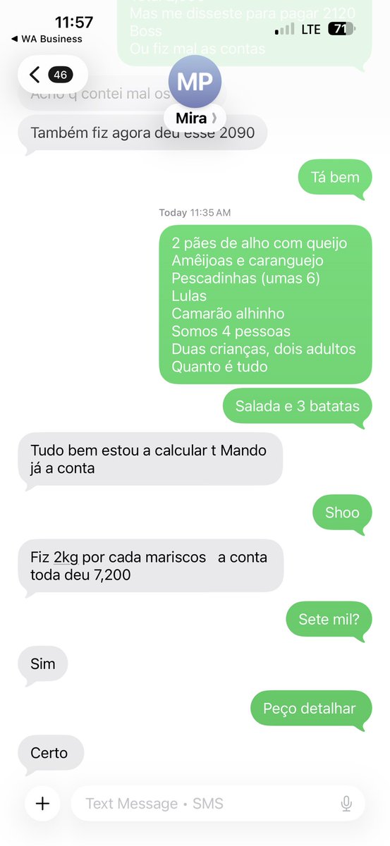 Mrs_libraa's tweet photo. Quero sair para os pescadores hoje almoçar
Fiz esse pedido, a conta deu essa
Vocês, desde quando pescadores são assim? Ihhh https://t.co/pp90Fw0Fa5
