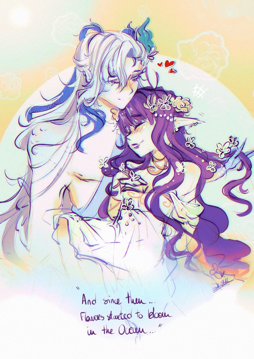 TearfulMyosotis's tweet photo. I miss Hydrothea so so much they were such lovely lovers, they just wanted to be happy together 💜🥹 https://t.co/e7AfjFEz0u