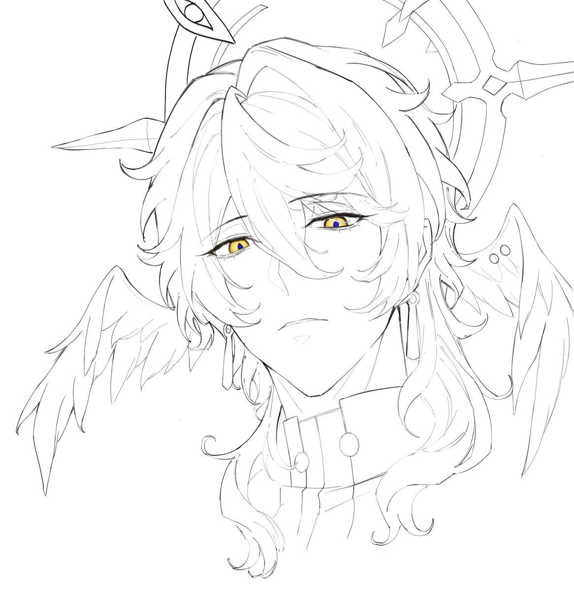 redwhale_q's tweet photo. I forgor to add his wings on the last post #sundayhsr #honkaistarrail https://t.co/CnDIcSowU9