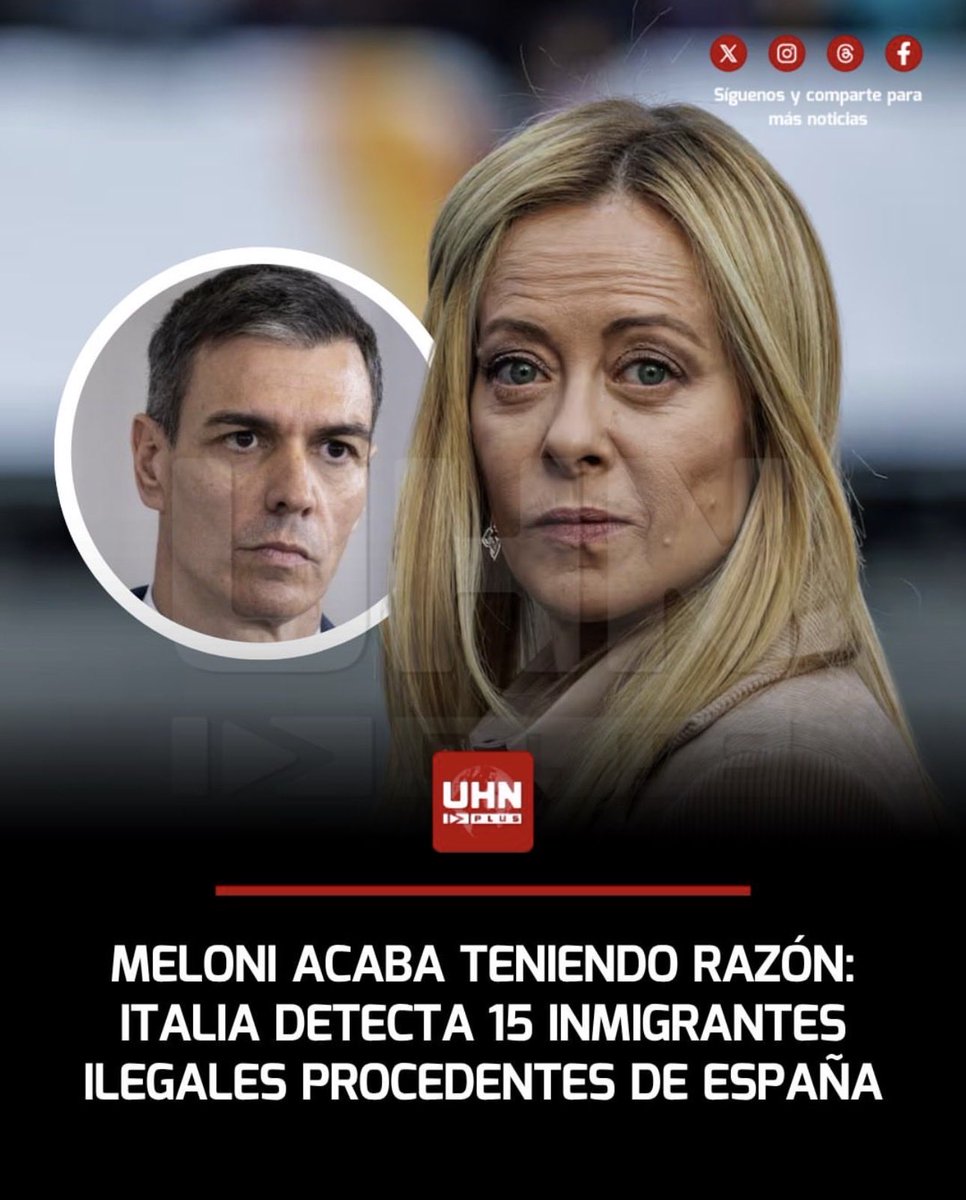 FotsTe's tweet photo. Pues resulta que Meloni tenía razón …..😏🤌 https://t.co/NJEv12eAST