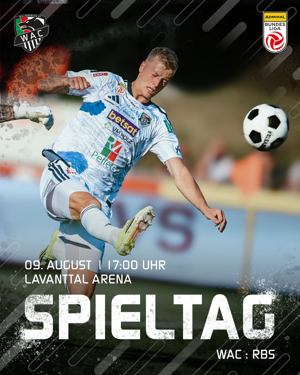 WolfsbergerAC's tweet photo. MATCHDAY 💯
Aufgeht's Wölfe! 🐺☝🏻
#wacrbs https://t.co/WccliIzEjN