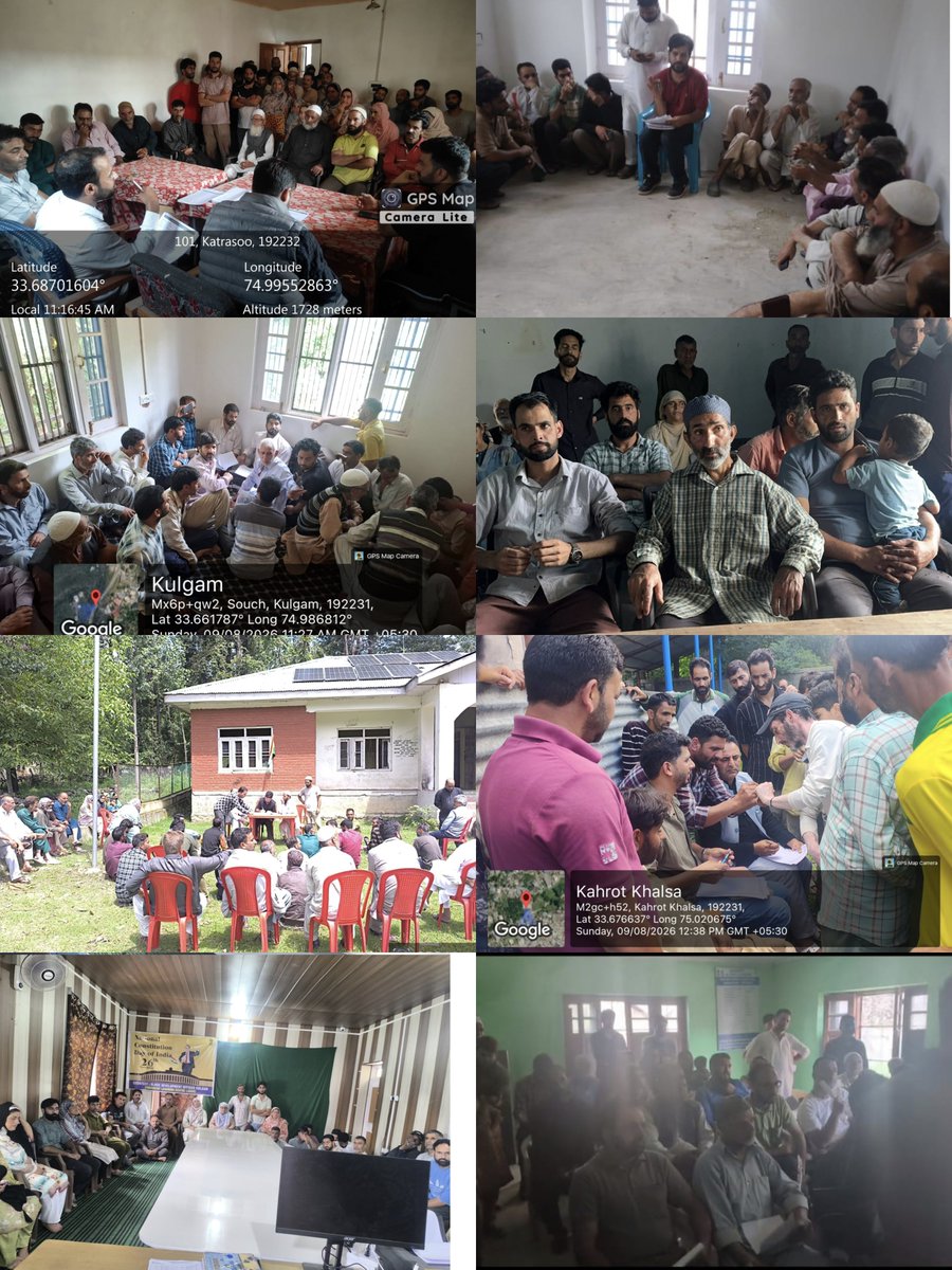 bdokulgamjk's tweet photo. Gram Sabhas were successfully conducted across 12 Panchayats of Block Kulgam to deliberate upon and finalize the priority of beneficiaries under the Permanent Wait List (PWL) of PMAY-G. @DcKulgam @DioKulgam @Shahzad_2702 @DivComKash @diprjk @jkrddpr @OfficeOfLGJandK @CM_JnK https://t.co/cy3Lml8KWV