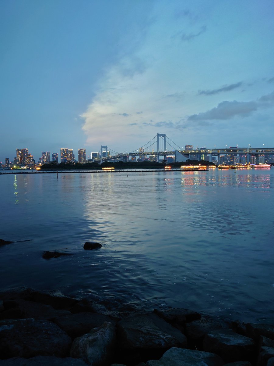 122251cm's tweet photo. ✨✨応援要請から帰ってきて、お台場の夜景でリフレッシュ✨️✨️ https://t.co/0GR4kEwUCX