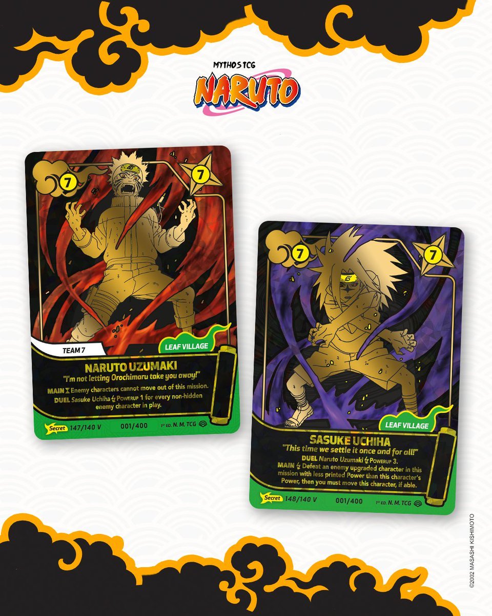 速報】ナルトカード Mythos TCG シークレットカード 4種公開📢 世界400