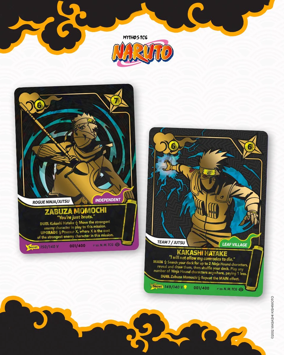 NARUTO MYTHOS TCG ナルトシークレットNARUTOカードゲーム GRIM SHOP⚜️ on X: 