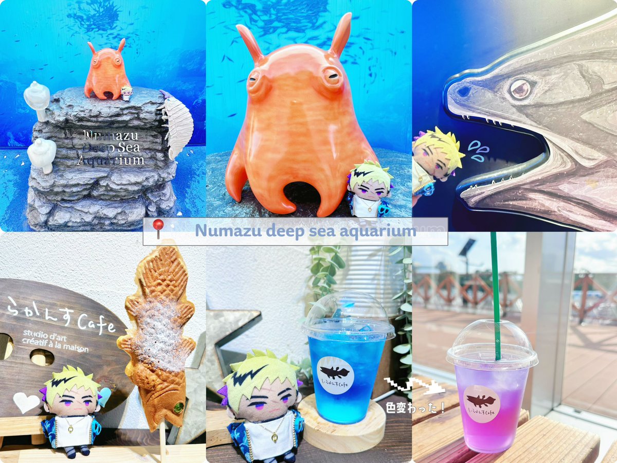misopape's tweet photo. 聖地巡礼したり深海行ったり美味しいマグロ食べたり大充実だった⊂(  ᴖ ̫ᴖ)⊃🎶 https://t.co/4ZDgqqSZ78