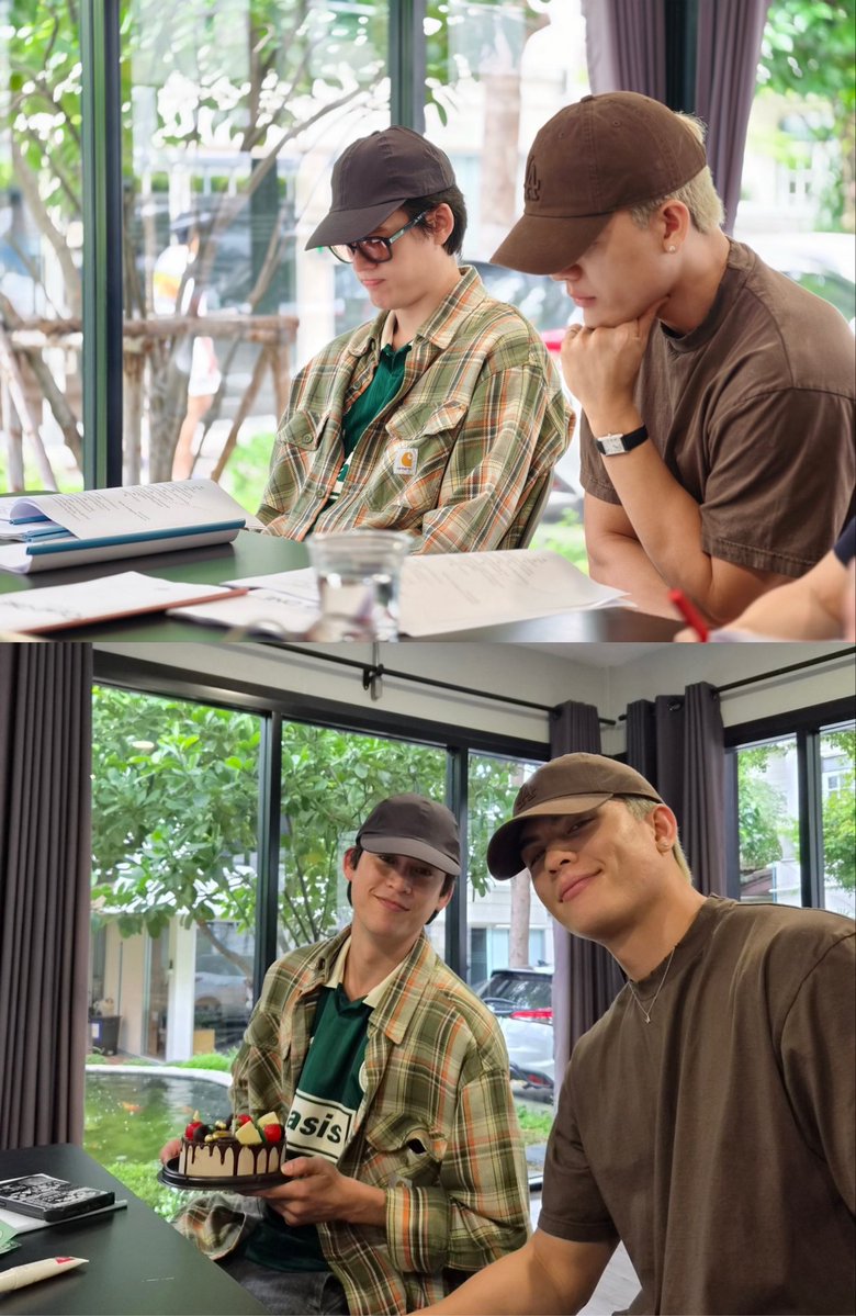 PeeWeeGIlY's tweet photo. MGB and ROS script readings have completely different energies 😭 MGB was giving “nice meeting you” vibes, while ROS was giving “sorry we’re late, we had something to take care of at home” energy. 🤭 https://t.co/L6qK7oUDY2
