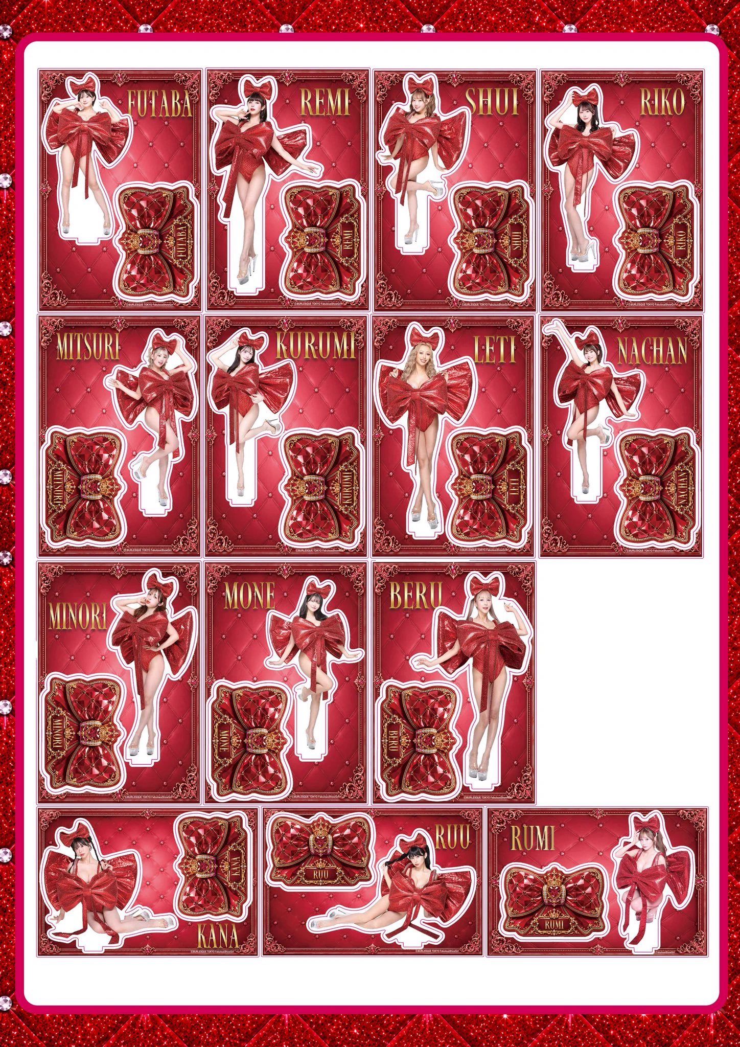 ロクサンエンジェル　リイナ　アクリルスタンド　アクスタ　バーレスク東京 ROKUSAN ANGEL（63 ANGEL） 旧名称： / バーレスク東京 on X