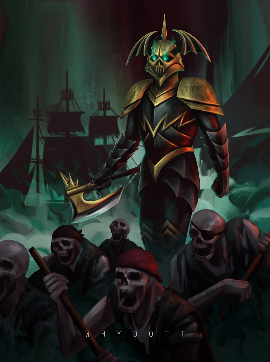 xathrodox86's tweet photo. "The Blood Knights of the sea are elite, armour-clad sentries to the dreaded seafaring creatures of the night."

—The Depth Guard of the Vampire Coast

The Depth Guard are elite Blood Knights utilised by the Undead fleet of Luthor Harkon.🧛‍♂️

Awesome art by WHYDOTT.
#WarhammerArt https://t.co/c5v2wl7gCO