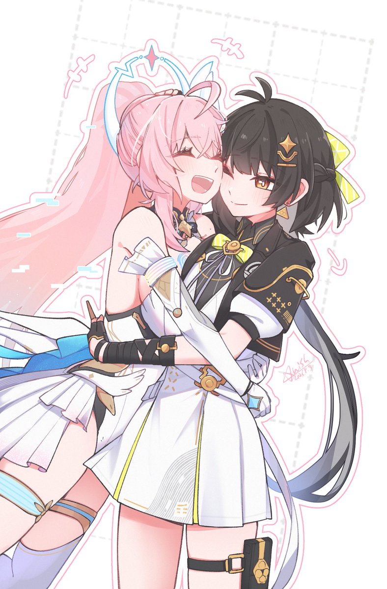 maysrain5's tweet photo. ぎゅ〜っ！
#ハグの日
#鳴潮コレクション https://t.co/8AvMZDtS2M
