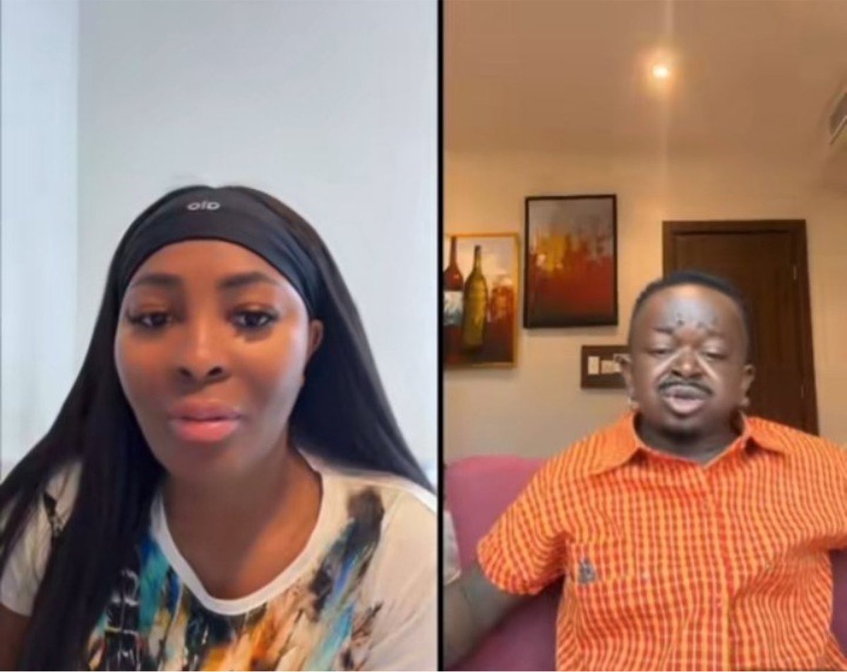 Esmart26's tweet photo. 10 Naira: “Sandra benede, wetin you dey do for America wey you dey stay”

Sandra Benede: “I sit down pretty and buy whatever I want for a living”

10 Naira: I swear na hookup you dey do 🗣️😂 https://t.co/NedBgj022E
