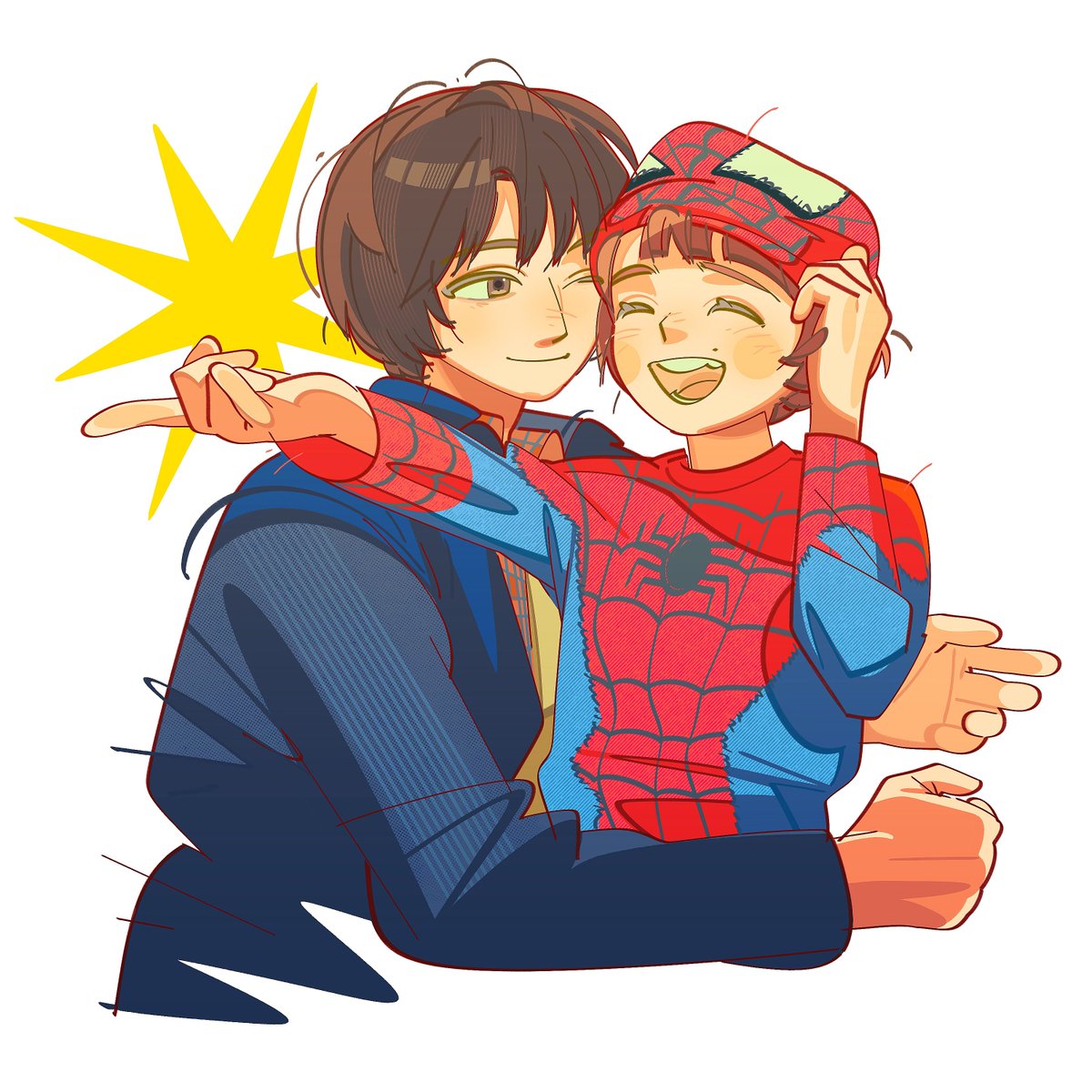 JustMcBaoBao's tweet photo. Wiw in spidey costume yay 🕸️🕸️❤️
#willbyers #jonathanbyers https://t.co/mMHIXB3oA8