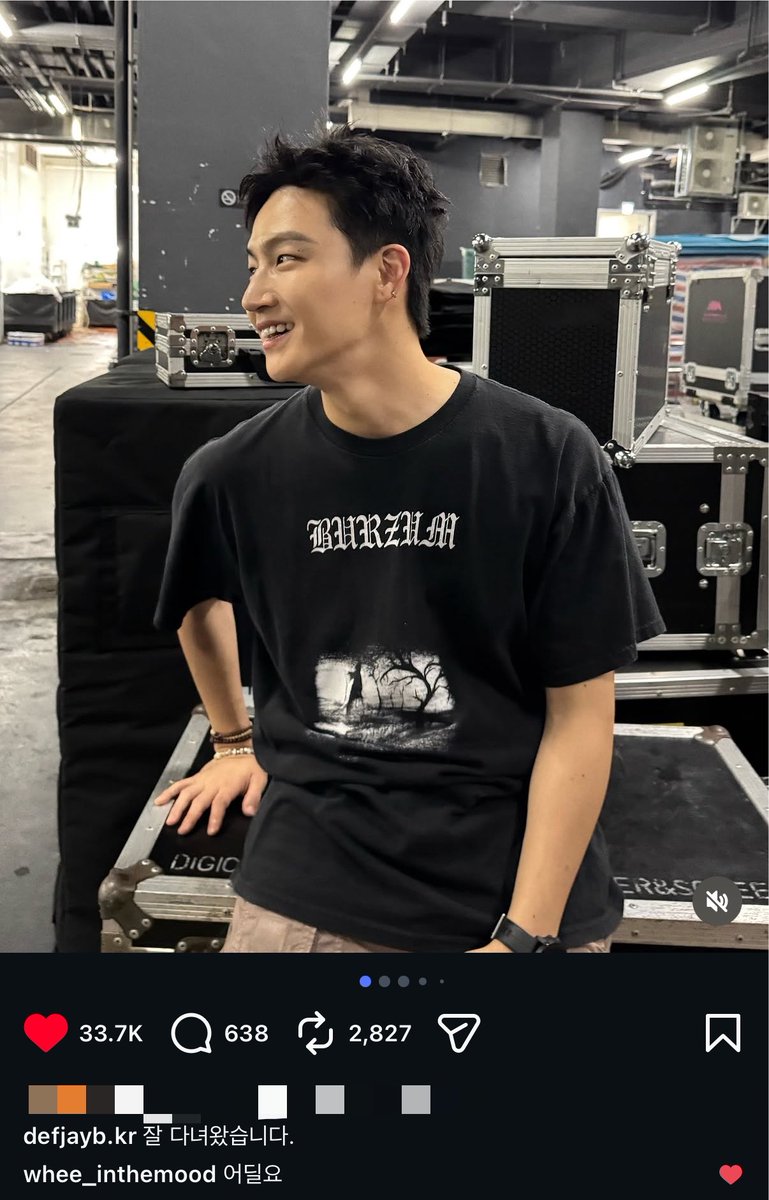 cyjprint's tweet photo. wheein commented on jaebeom’s ig post 🥹

🌴 i’m back/i went and came back safely
🐶 where did you go?

#JAYB #제이비 @defjaybkr #GOT7 https://t.co/tLu35NRDr1