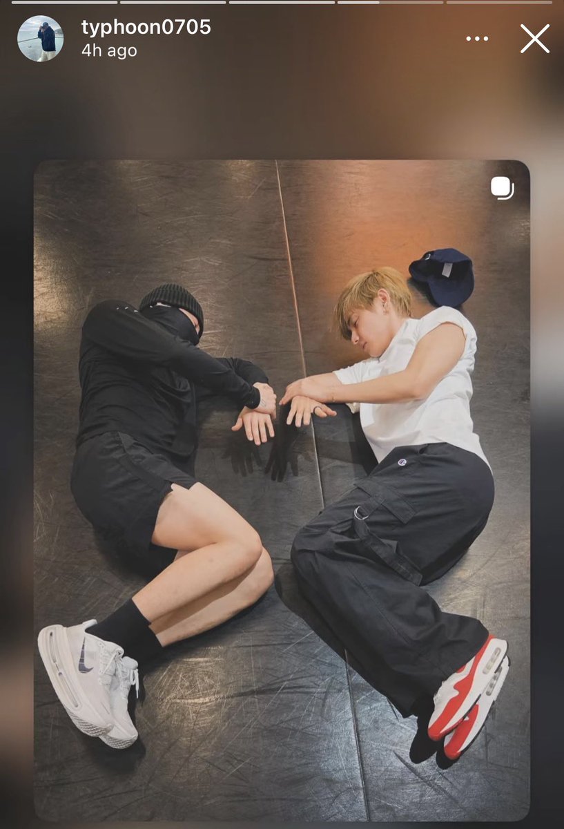 Taekooknvy's tweet photo. Typhoon ‘s  Instagram Story, who is the Marketing Director of NIKE Korea https://t.co/OOk9Yri5wI