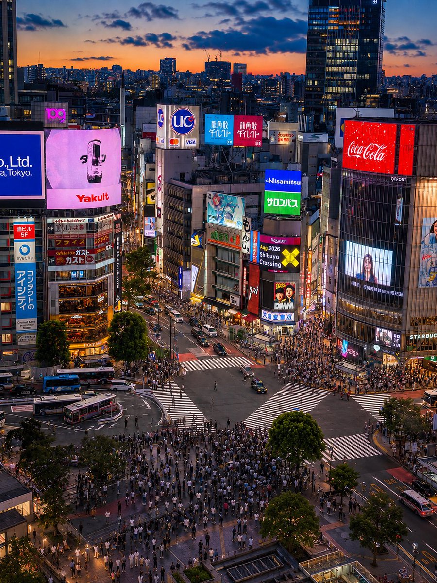 savethebrao's tweet photo. A million lights in Shibuya, and somehow she still catches your eye. https://t.co/tNI78DgPxU