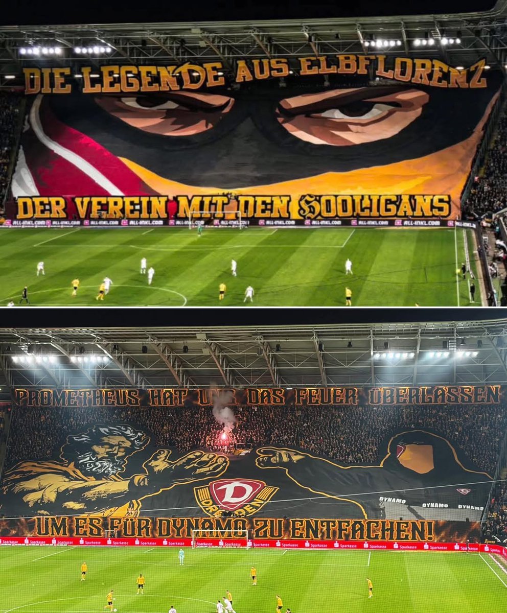 TrollFootball's tweet photo. Average tifo of some German team you've never heard of that's been stuck in the 2nd or 3rd division forever. https://t.co/tuJ7E1fh5h