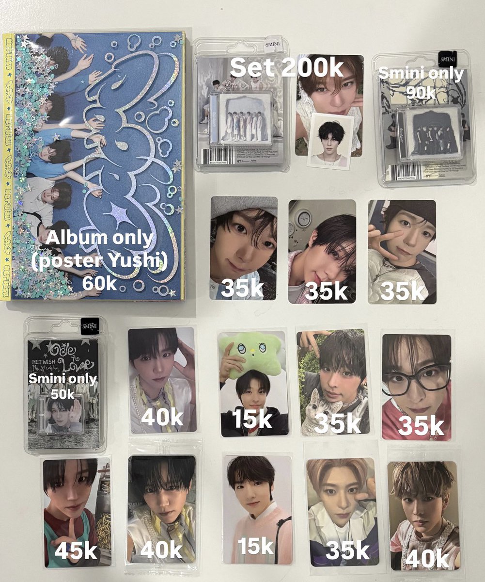 turnbacktine's tweet photo. Wts album &amp; pc nct wish sion riku yushi jaehee ryo sakuya

✅ vidcon dm aja
❌ adm &amp; pack

Take lebih dari 1 boleh nego ya🙇🏻‍♀️ #wishsell https://t.co/W3dA1Wh1Aq