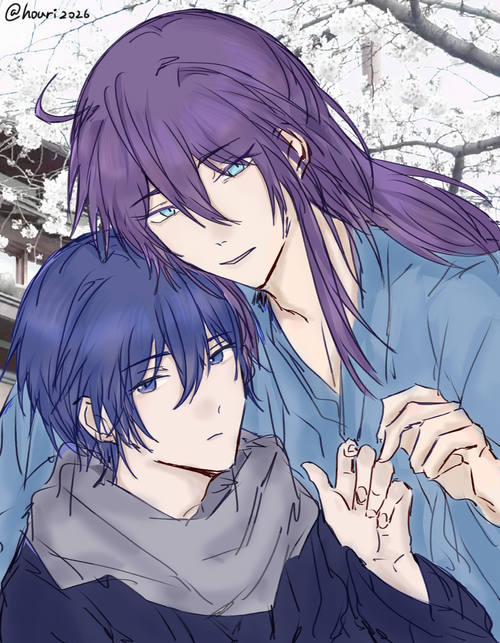 gakukailover's tweet photo. my friend's paro of samurais
<(￣︶￣)#がくカイ #gakukai #神威がくぽ #KAITO https://t.co/X04Q6SmaIV