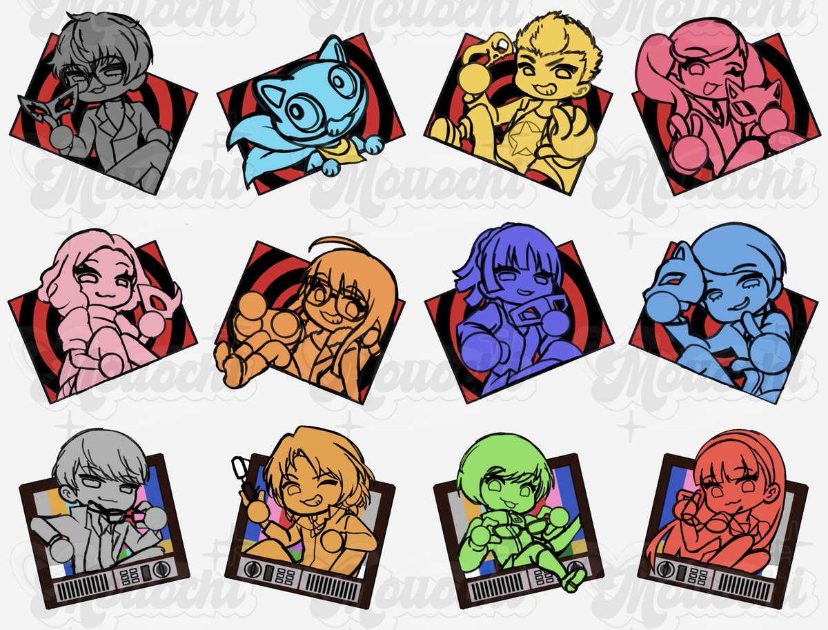mouochi's tweet photo. Persona Keychain Merch WIP — will make the rest of the 3 and 4 cast soon! I can't wait to render them all ⸜( ´ ꒳ ` )⸝
#persona5 #persona4 https://t.co/WaLO15a0ju