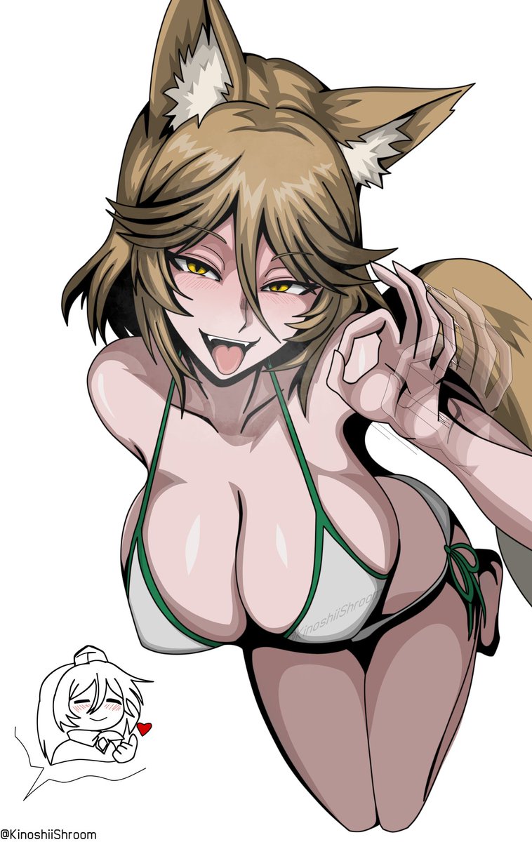 KinoshiiShroom's tweet photo. Foxy Foxy Foxy ~🦊😘 https://t.co/tmrFemhpsS