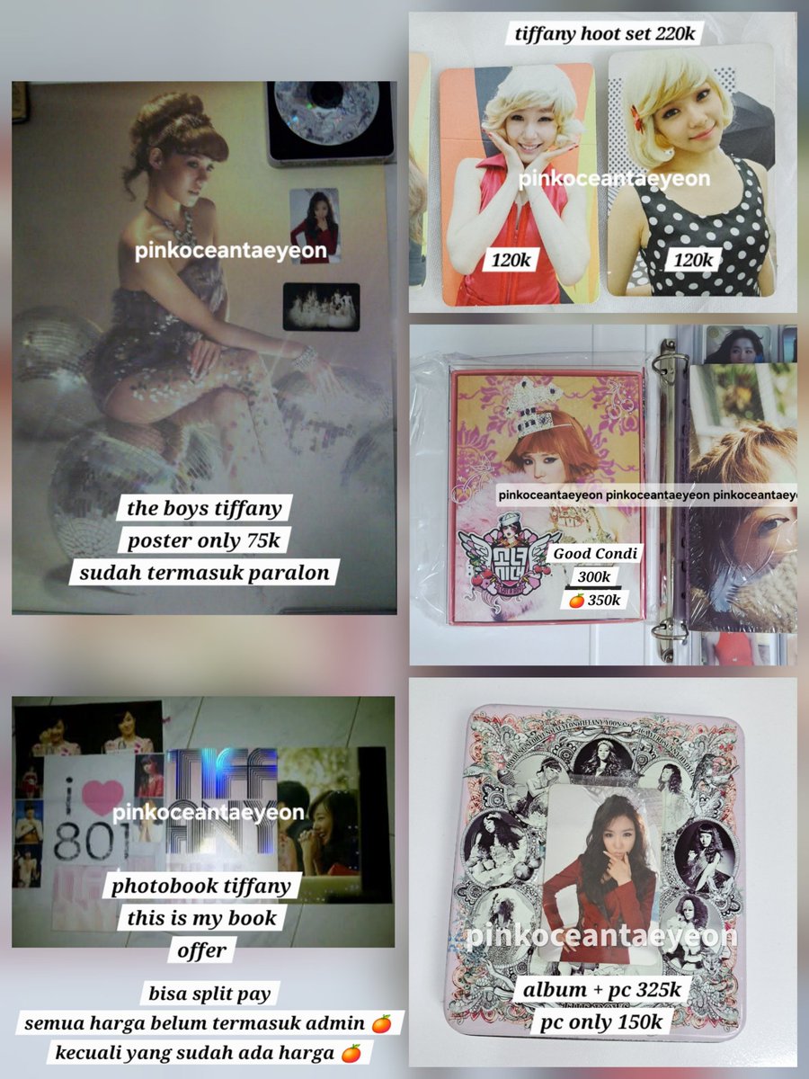 pinkoceanty's tweet photo. #wts Album Photocard Poster #SNSD #GirlsGeneration #Tiffany IGAB The Boys Hoot Photobook @thestephicom
✔️ worldwide INA adress
✔️ shopee export
dm for more info

#소녀시대 https://t.co/MQEbRgx1yz
