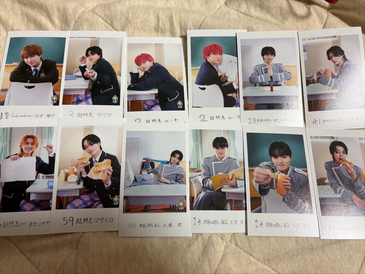 amksaku's tweet photo. 【譲渡買取】
EBiDAN THE LIVE エビライ トレカ ミニフォト 隣の席セット
【譲】さくらしめじ 田中雅功
超特急 タクヤ、ユーキ、タカシ、マサヒロ
原因は自分にある げんじぶ
武藤潤、大倉空人、杢代和人、長野凌大、吉澤要人

【求】定価＋送料

郵送交換希望、纏めて優先 https://t.co/3MqVcJR9Fd
