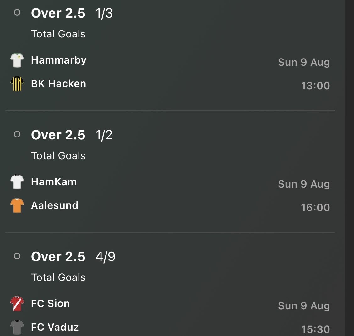 FozzyTips's tweet photo. 2/1 Acca
1U

Add To Your Bet Slip - https://t.co/8l7lVOEos7 https://t.co/5dAnIgky7a