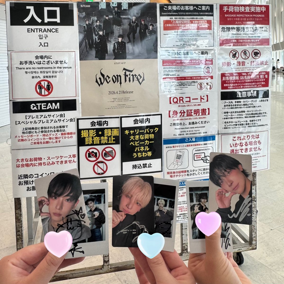 yuma27_'s tweet photo. 2日間本当に幸せだったあ😳🩵🤍ゆまくんしつこく名前呼ばせてごめんね←
次は緊張しないで喋れるように頑張るね！ずっとずっと大好きだよ😭🩷🩷🩷 https://t.co/sXJEjMn2nq