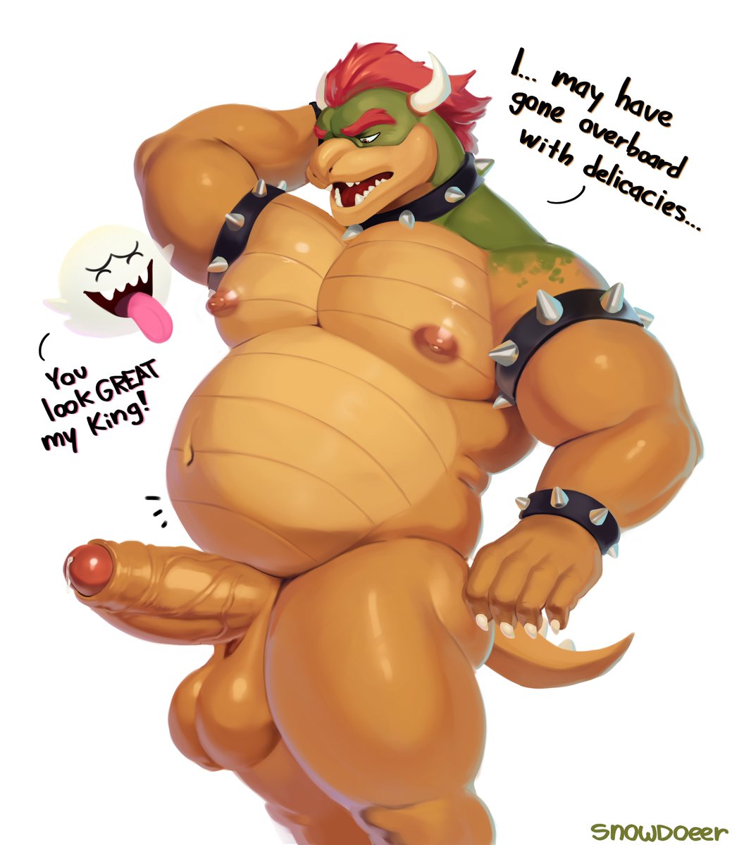 TrueKoopaKing's tweet photo. So what if i got a belly? I know you're all into it~ https://t.co/ADZhgFnWKb