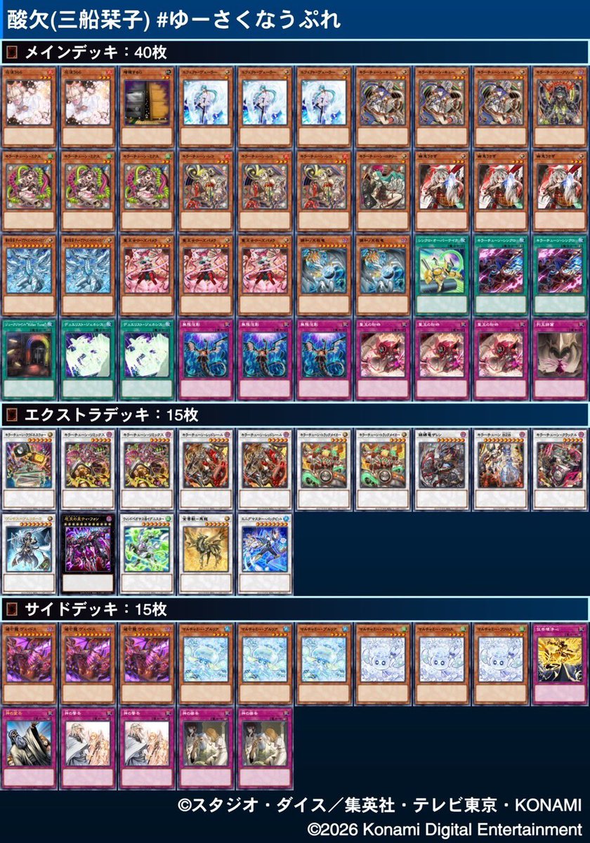 cardbox_classic's tweet photo. カードボックスCLASSIC(現行フォーマット3人チーム戦)

ベスト4

Plus ultra!チーム

やす(キラーチューン)
しのぶ(キラーチューン)
コダル(三幻魔) https://t.co/d9DkZ7ZY6n