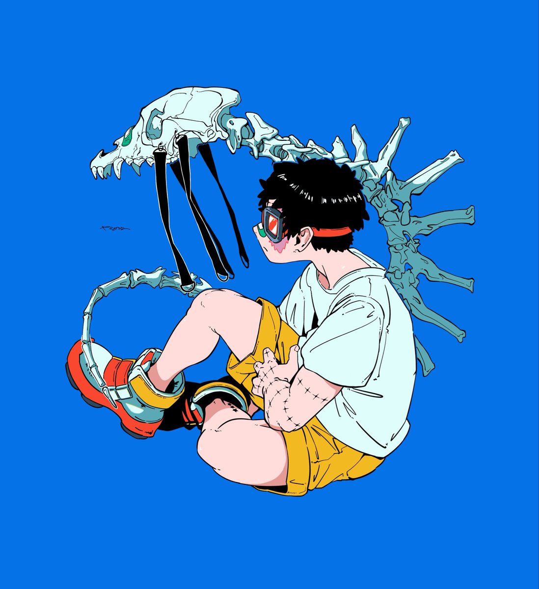 _rokudogobu's tweet photo. 🟥 INA /イナ #覡都市渺徒 #oc https://t.co/bnLJ3s93AC