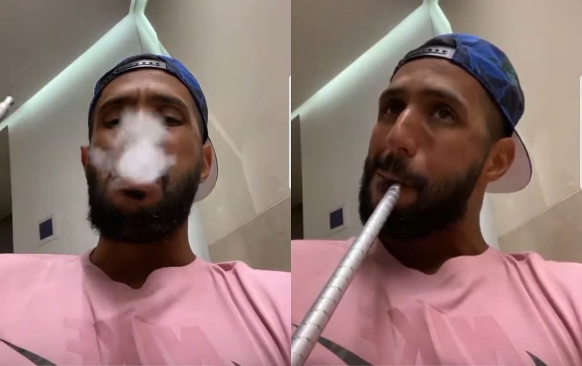 OM_corbeau's tweet photo. Benatia quand il était encore joueur https://t.co/FzBsGdoQ1s