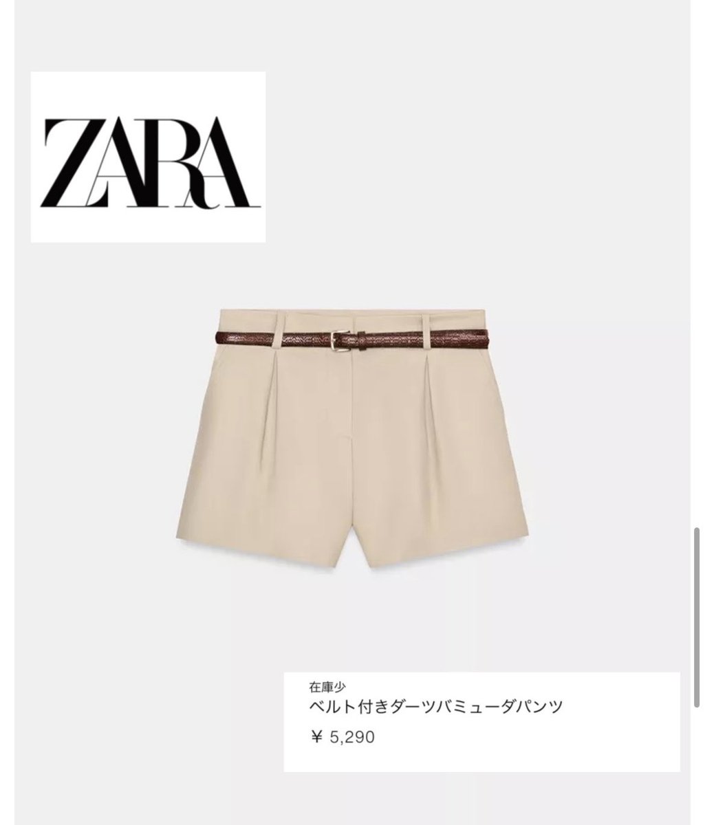 Flowerichi11's tweet photo. 大人のショートパンツもZARAなら挑戦できちゃう🥨🤎 https://t.co/pFb7LfAUk9