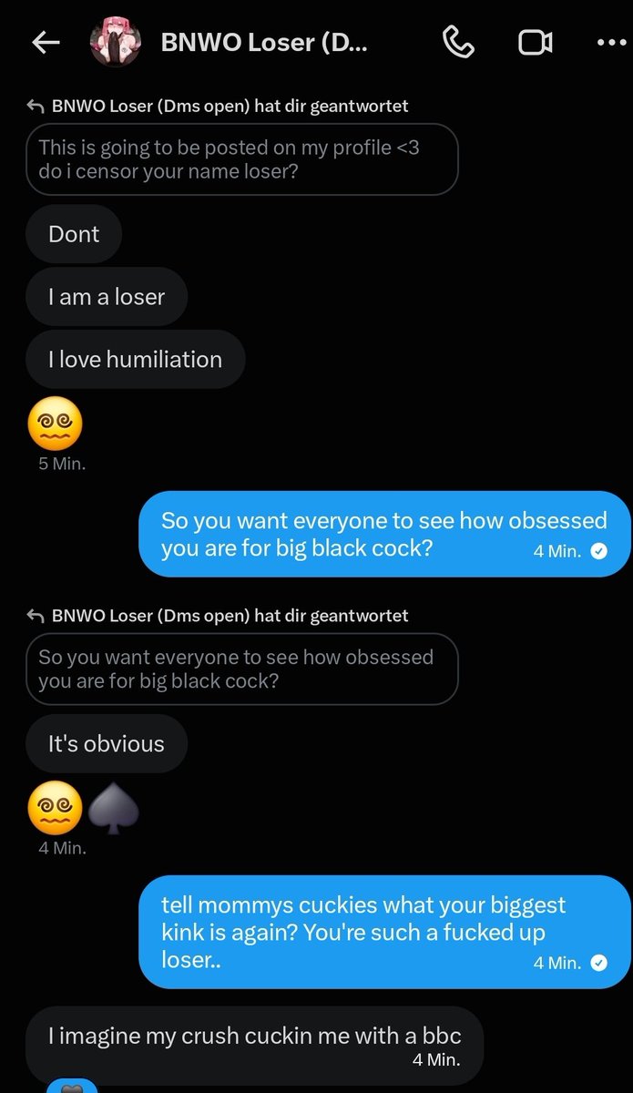 loaht__'s tweet photo. Do i even have to say anything?🖤
Pahaha some of my cuckies are so messed up they even imagine their own family getting BLACKED♠️🍼 https://t.co/MHyQNn67IP